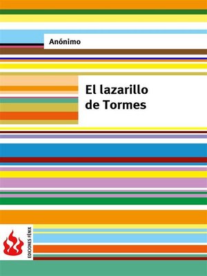 cover image of El lazarillo de Tormes
